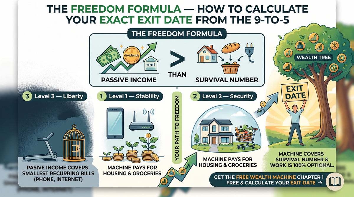 The Freedom Formula — How to Calculate Your Exact Exit Date From the 9-to-5