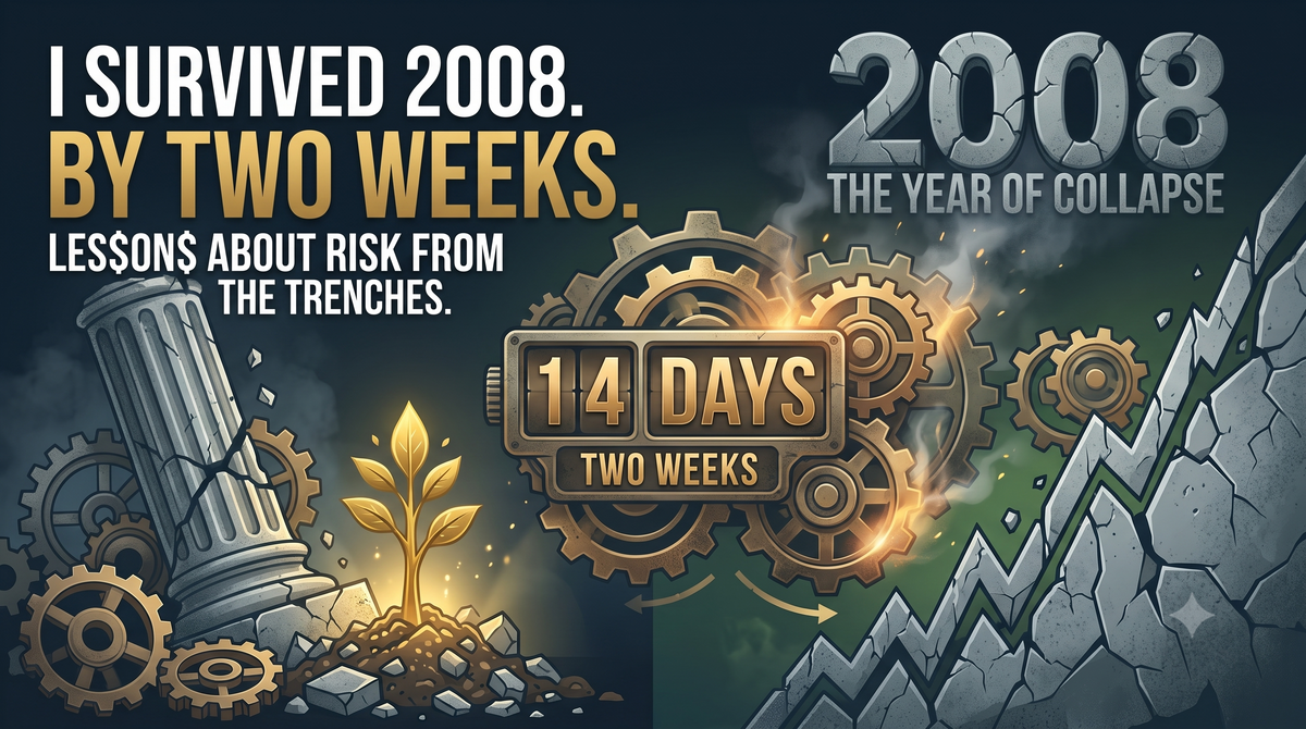 I Cashed Out Two Weeks Before the 2008 Crash - Here is What I Learned About Risk