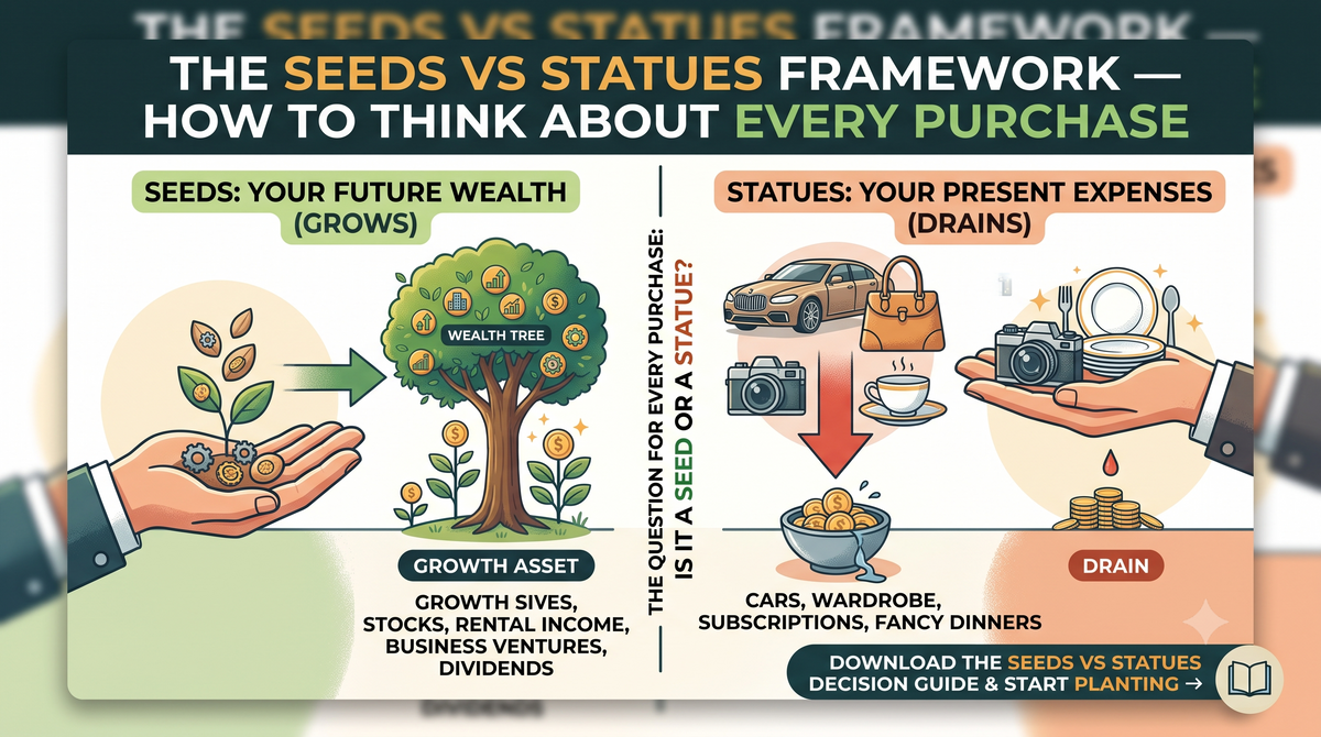 The Seeds vs Statues Framework — How to Think About Every Purchase