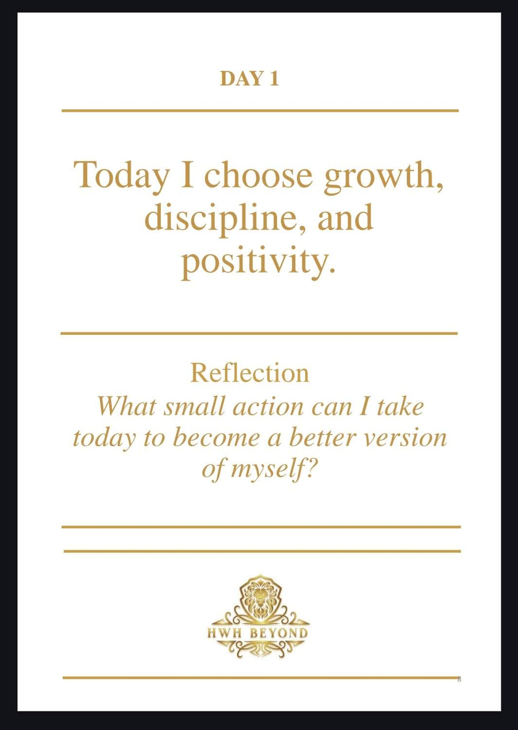 90 Days of Health, Wealth and Happiness book by Carlos D. André, part of HWH Beyond system for personal transformation Daily Affirmations and Reflections to build habits and mental processes to guide you on your journey to Health Wealth Happiness and Beyond!
