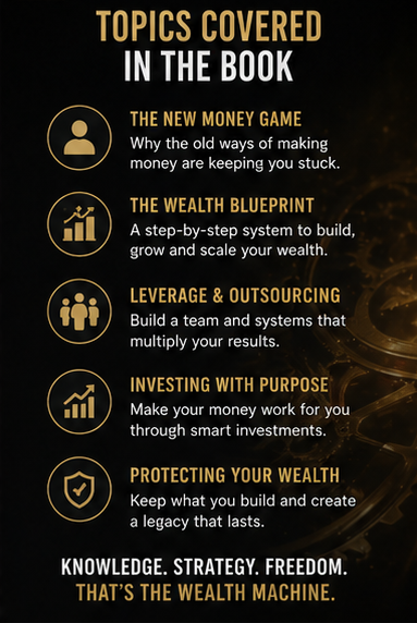 The Wealth Machine compared to classic wealth books teaching passive income financial independence and money systems Carlos Andre HWHBEYOND